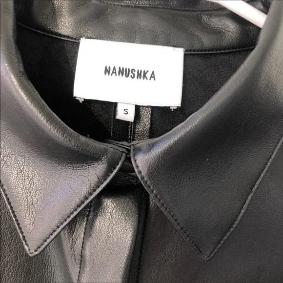 NANUSHKA ヴィーガンレザー シャツ NANUSHKA ヴィーガンレザー シャツ